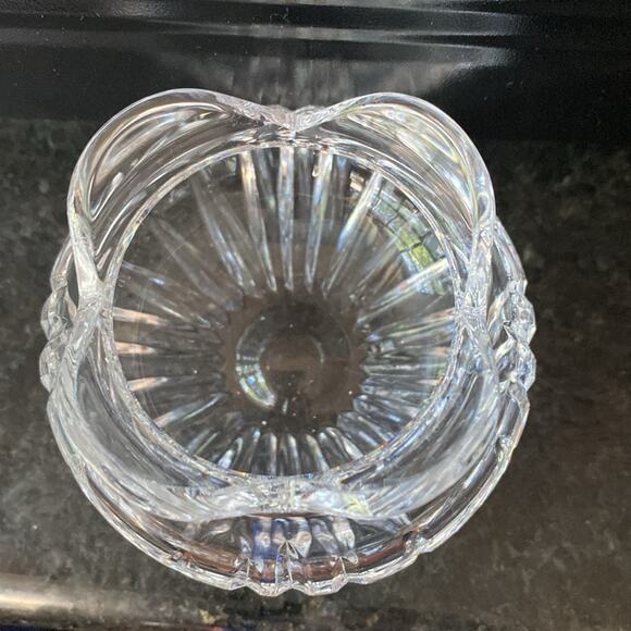 Mikasa Yugoslavia Heavy Cut Lead Crystal Vase/Bowl votive holder - Picture 2 of 4